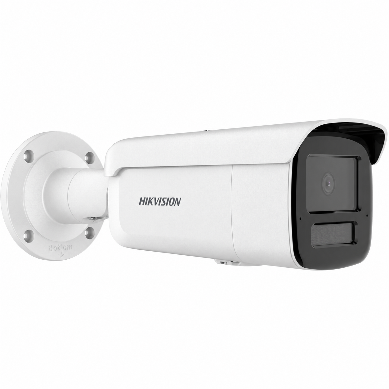 Matte white security camera mount
